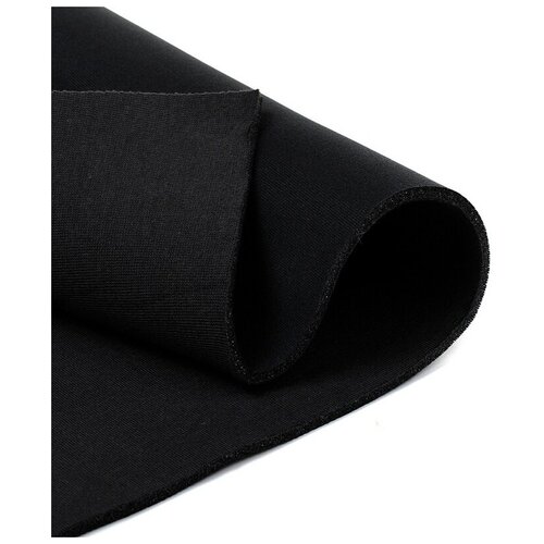 Бельевой поролон Antynea ламинированный, 3 мм, B 150 см, цвет 170, черный, 1 м (AT.120141.100)