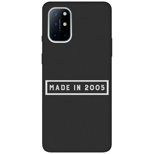 Матовый Soft Touch силиконовый чехол на OnePlus 8T, ВанПлюс 8Т с 3D принтом 2005 W черный матовый soft touch силиконовый чехол на oneplus 8t ванплюс 8т с 3d принтом tigers черный