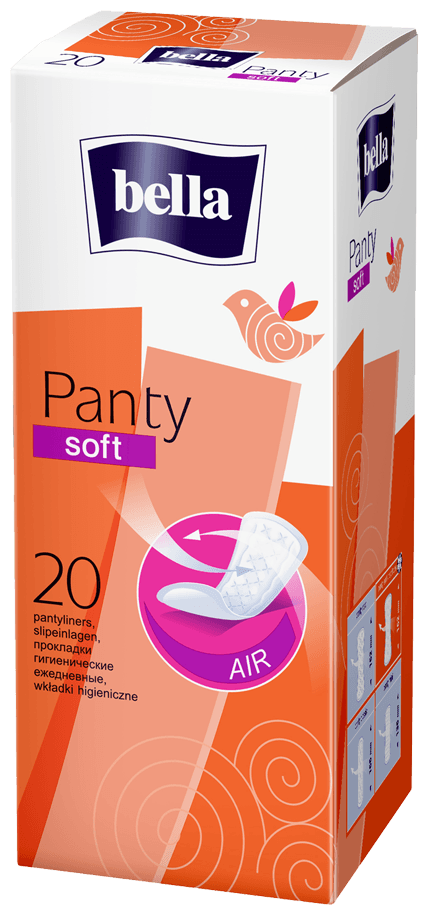 Bella прокладки ежедневные Panty soft, 2 капли, 20 шт.