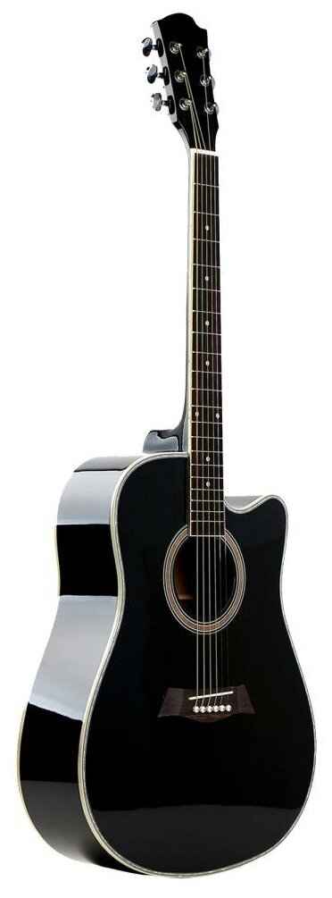 Гитара акустическая с вырезом Karavan K-806 BK