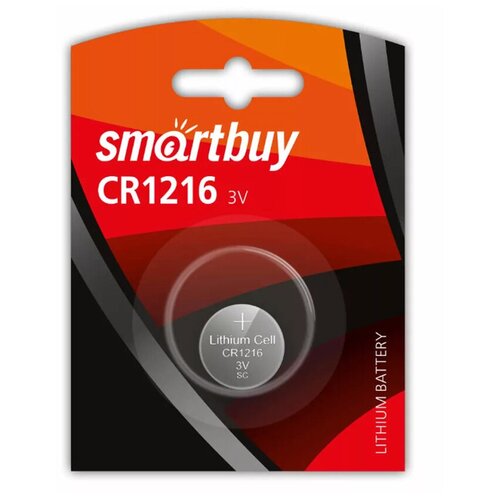 Элемент питания SMARTBUY CR 1216 BL1 (12/720)