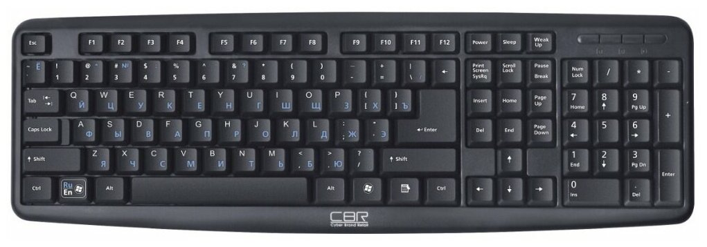 Клавиатура CBR KB 106 PS/2 .