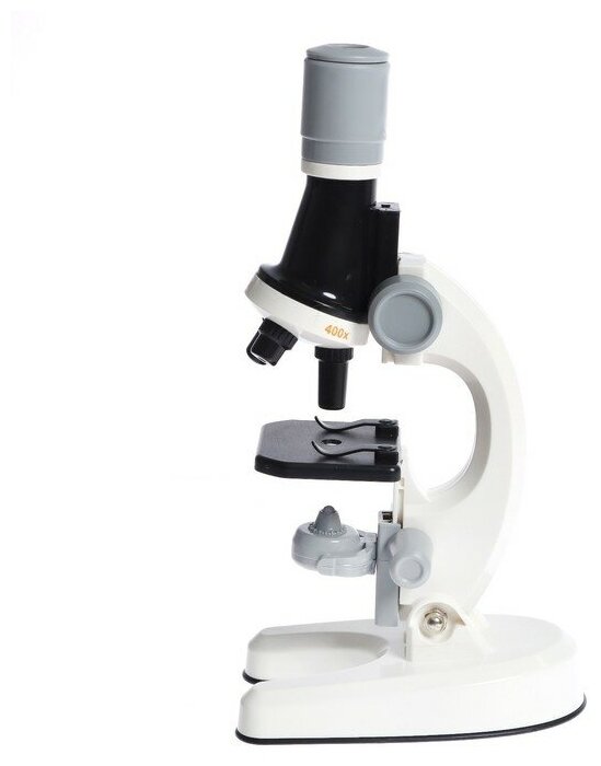 Микроскоп детский Sima-land "Юный ботаник" кратность х100, х400, х1200, подсветка (1012)