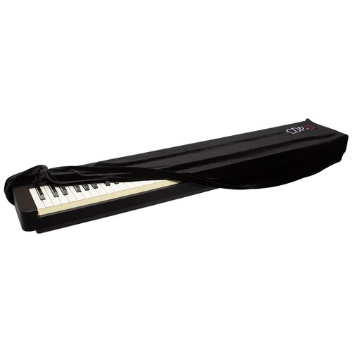 бархатная универсальная накидка uniqkeys для цифрового фортепиано casio серии s сиреневый металлик Бархатная накидка UNIQKEYS для цифрового фортепиано Casio CDP серии S (чёрная)