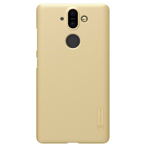 Накладка Nillkin Frosted Shield пластиковая для Nokia 8 Sirocco Gold (золотистая) накладка nillkin frosted shield пластиковая для nokia 3 gold золотистая