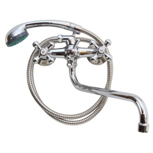 Смеситель для ванны и умывальника 1/2 кер T.MARKT 08-2010 Крест ШАР перекл