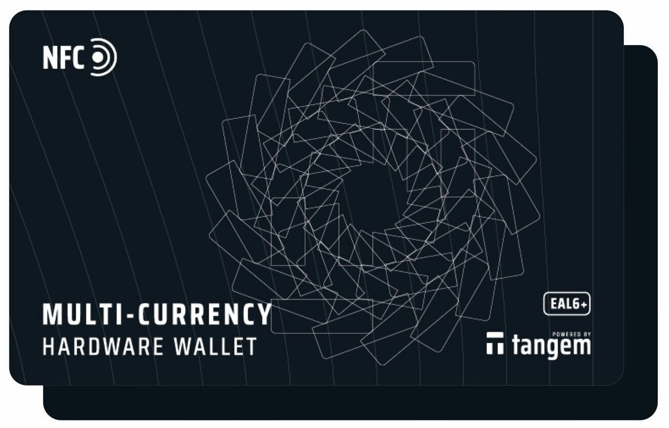 Криптовалютный кошелек Tangem Wallet набор из 2 карт - фотография № 2