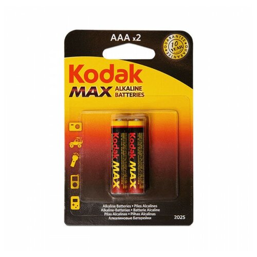 LR03 (AAA) KODAK MAX BL2 [K3A-2] (20/100/16000) Комплект из 2 батареек Б0005132