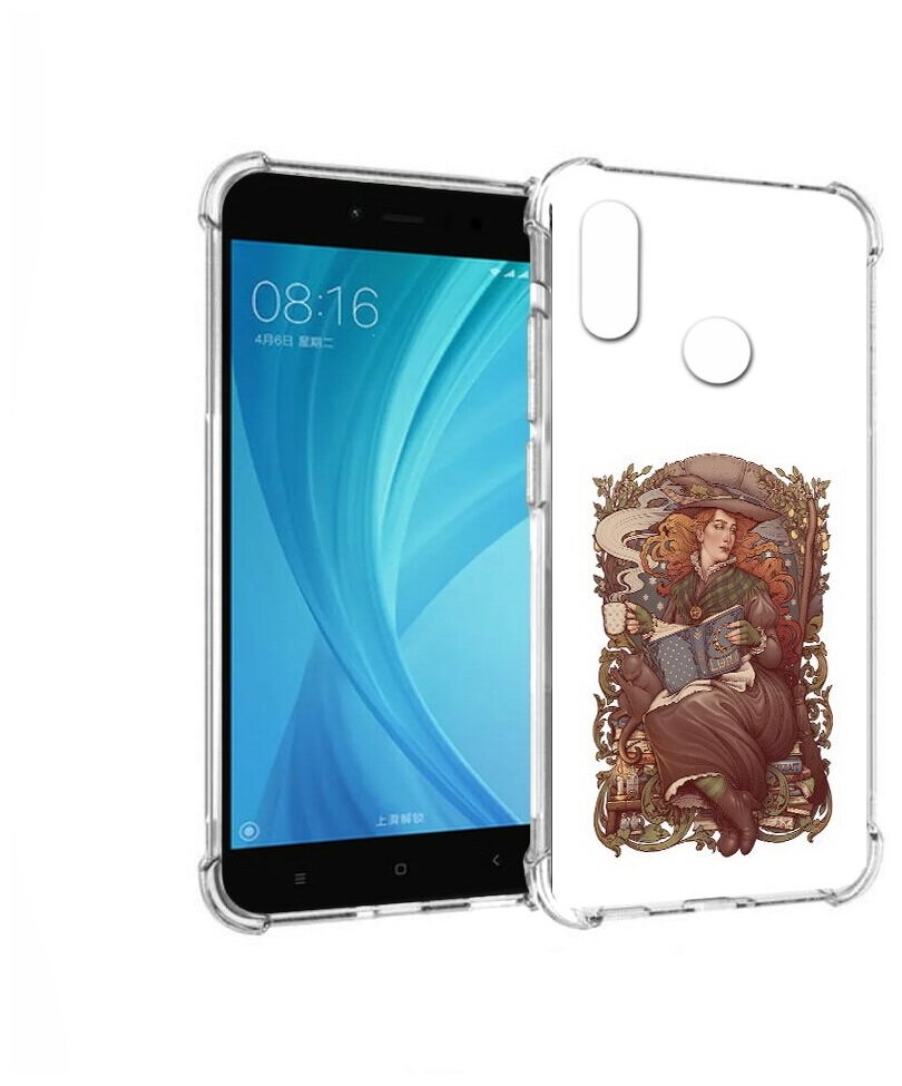 Чехол задняя-панель-накладка-бампер MyPads Женские_126 для Xiaomi Redmi Note 5/Xiaomi Redmi Note 5 Pro противоударный