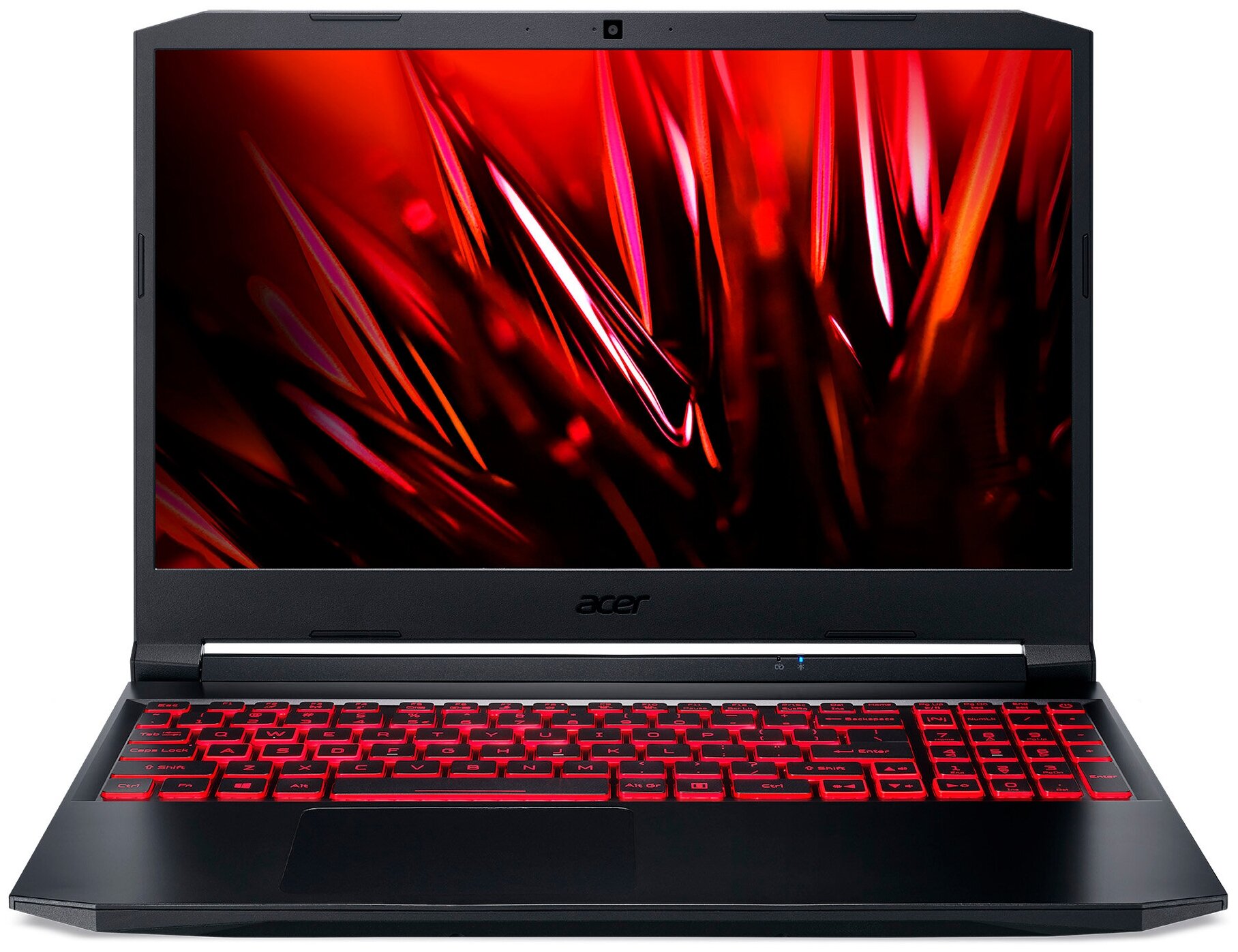 15.6" Ноутбук Acer Nitro 5 AN515-57-54AZ, Intel Core i5 11400H, RAM 8 ГБ, SSD 256 ГБ, NVIDIA GeForce RTX 3070, без ОС, NH.QFGER.001, черный