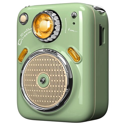 Портативная колонка Divoom Beetle FM Portable Radio Bluetooth Speaker Green 470000₽