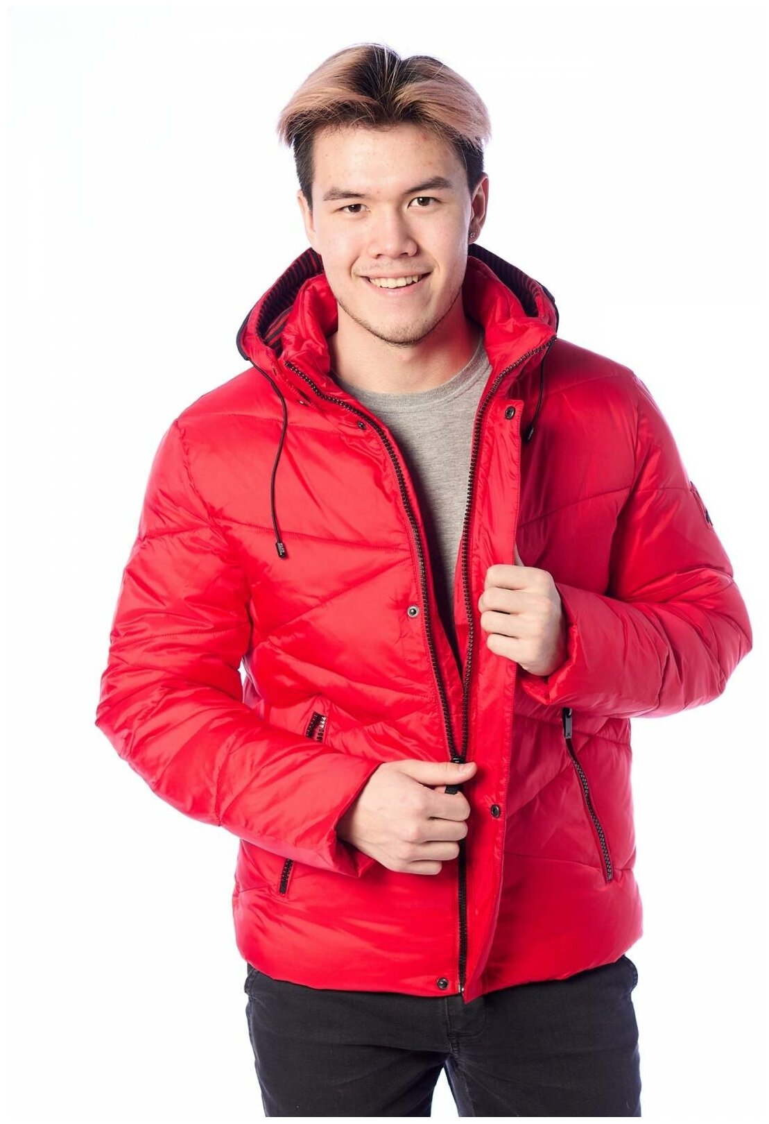 Зимняя куртка мужская MALIDINU M-149 красный 