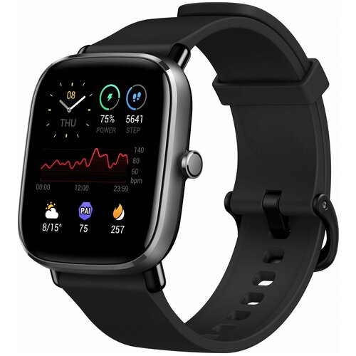 Умные часы Amazfit GTS 2 mini, черные, новая версия