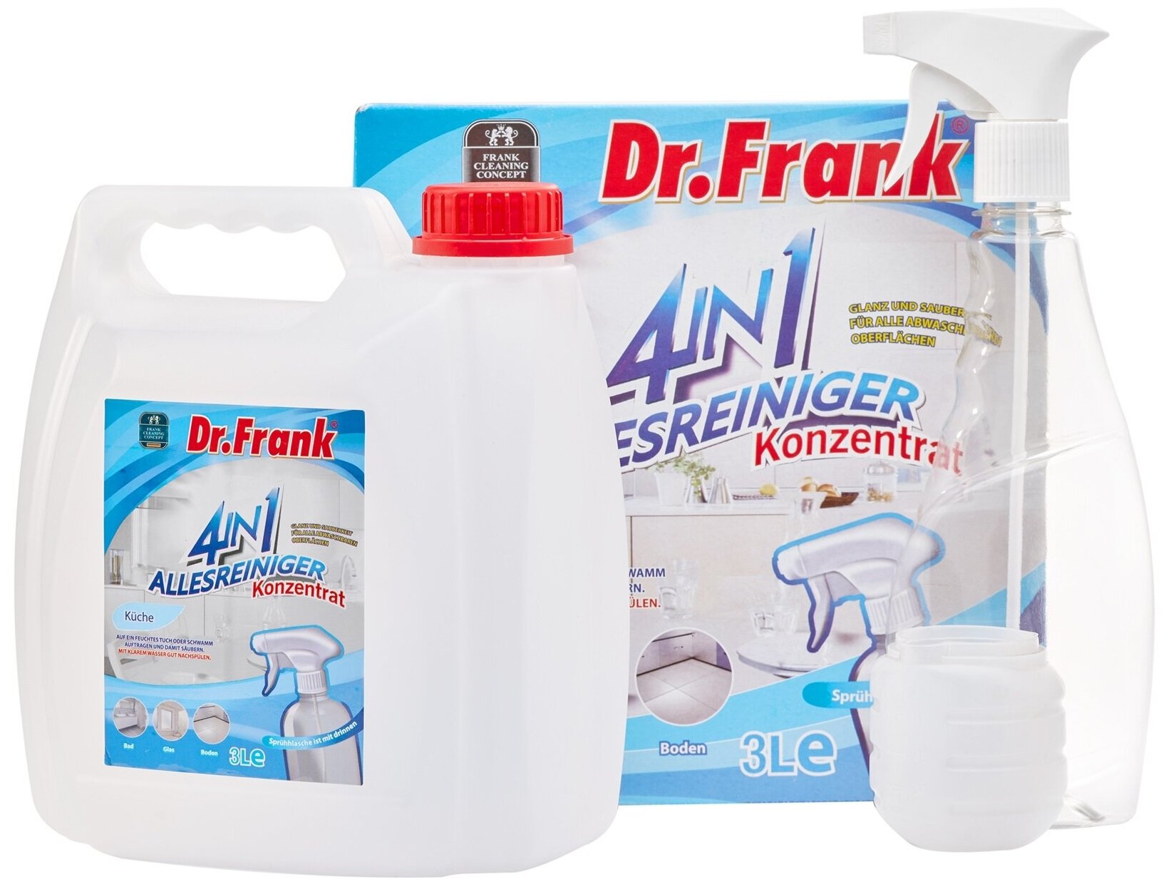 Чистящее средство Dr.Frank Allesreiniger 4 in 1 концетрат 3л - фотография № 1