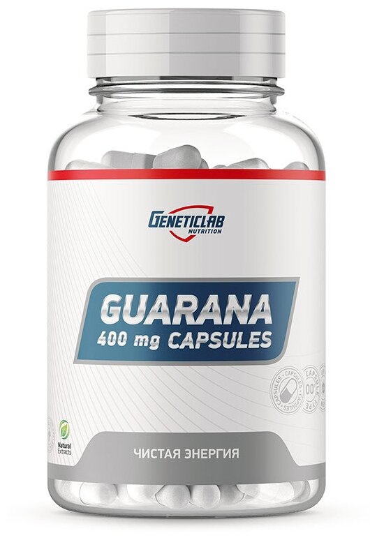 GeneticLab Guarana 60 капсул