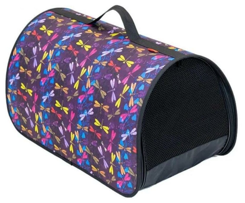 фото Сумка-переноска Родные места Стрекозы для кошек и собак мелких пород (51 х 29 х 29 см)