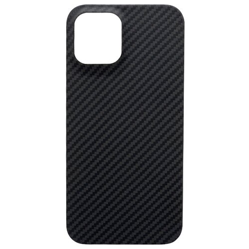 Карбоновый чехол для iPhone 12 Pro Max, iGrape (Черный) кожаный чехол хаки igrape для iphone 12 pro max голубой