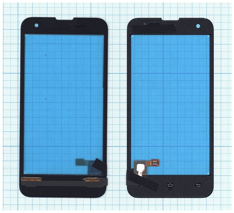 Сенсорное стекло (тачскрин) для Xiaomi Mi 2S черное