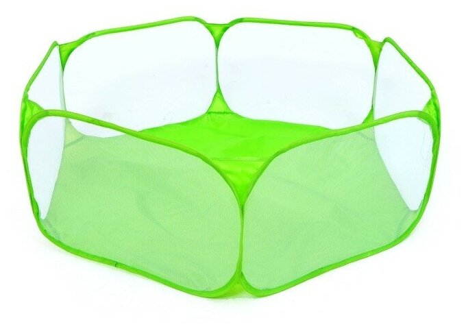 Детский манеж, сухой бассейн для шариков «Зелёный» 120 × 120 × 38 см
