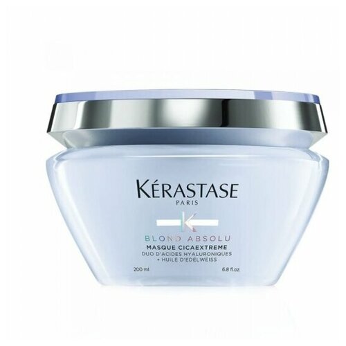 Kerastase Blond Absolu Masque Cicaextreme - Маска для интенсивного восстановления волос после осветления 200 мл маска для интенсивного увлажнения осветленных волос kerastase mask blond absolu cicaextreme 200 мл