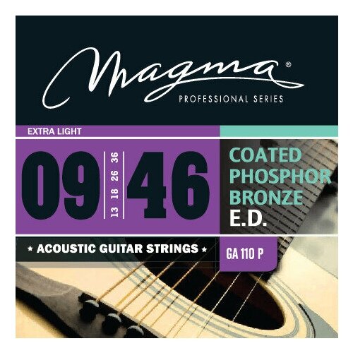 Magma Strings GA110P Струны для акустической гитары комплект струн для акустической гитары 12 54 magma strings ga140b80