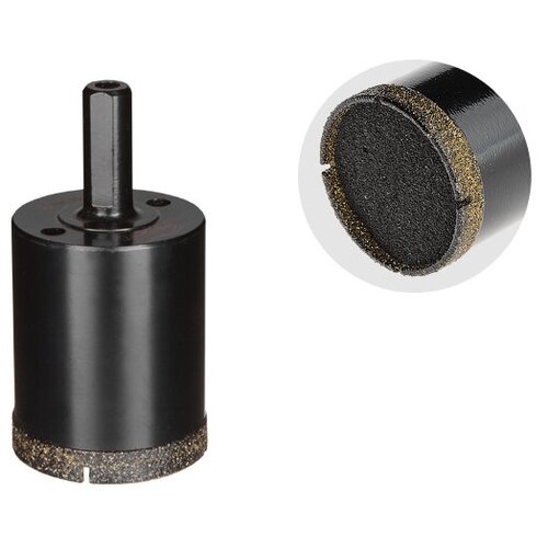 Коронка алмазная d 40мм керамогранит GEPARD (GP2077-40) (сверло алмазное трубчатое по керамограниту)