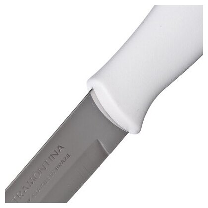Кухонный нож 12,7 см Tramontina Athus, белая ручка, 23096/085 - фотография № 4