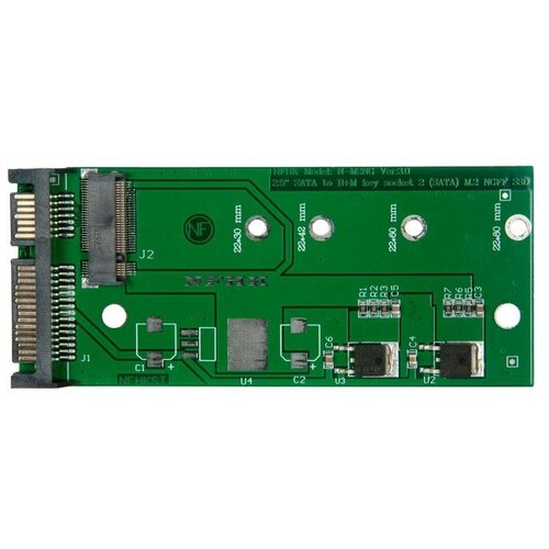 Адаптер-переходник для установки диска SSD M.2 SATA (B+M key) в разъем 2.5