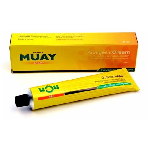 Обезболивающий тайский крем анальгетик Muay, Analgesic Cream MUAY, Namman, 100 гр