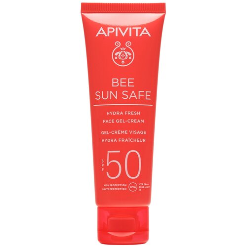 Apivita Bee Sun Safe / Би Сан Сэйф Гель-крем солнцезащитный увлажняющий SPF50, 50мл