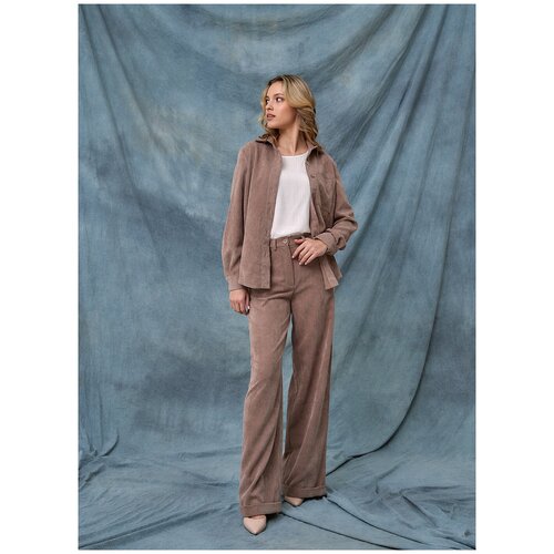 фото Рубашка женская 02, каляев, размер 50, бежевый