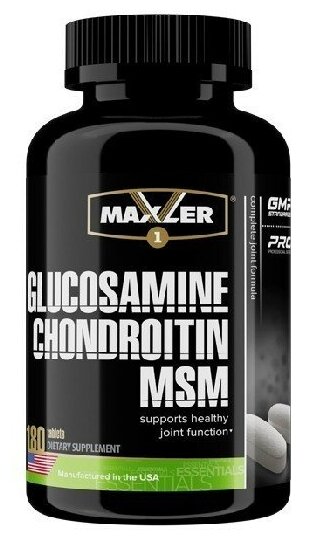 Maxler Glucosamine Chondroitin MSM tablets, 180 таб.