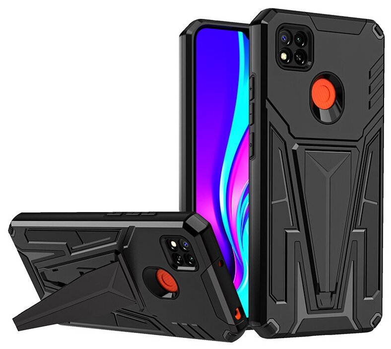 Чехол Rack Case для Xiaomi Redmi 9C черный