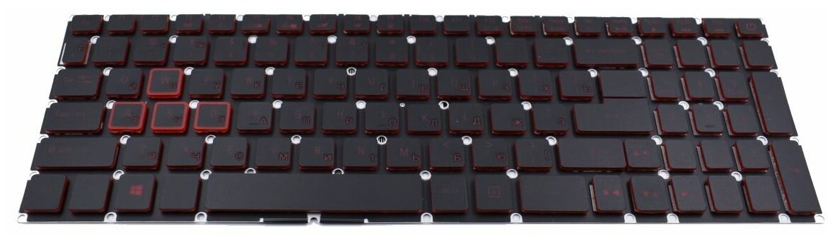 Клавиатура для Acer Nitro 5 AN515-52 ноутбука с подсветкой клавиши 351046