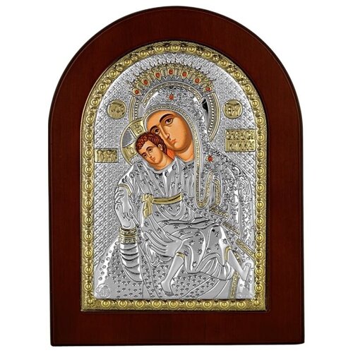 Киккская (Киккотисса) икона Божией Матери в серебряном окладе.
