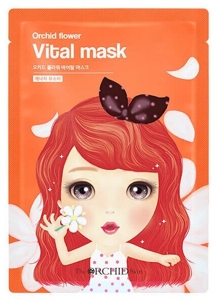 THE ORCHID SKIN Маска для лица тканевая питательная Vital Mask, 25 г