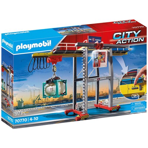 Конструктор Playmobil «Мостовой кран c контейнерами» PM70770