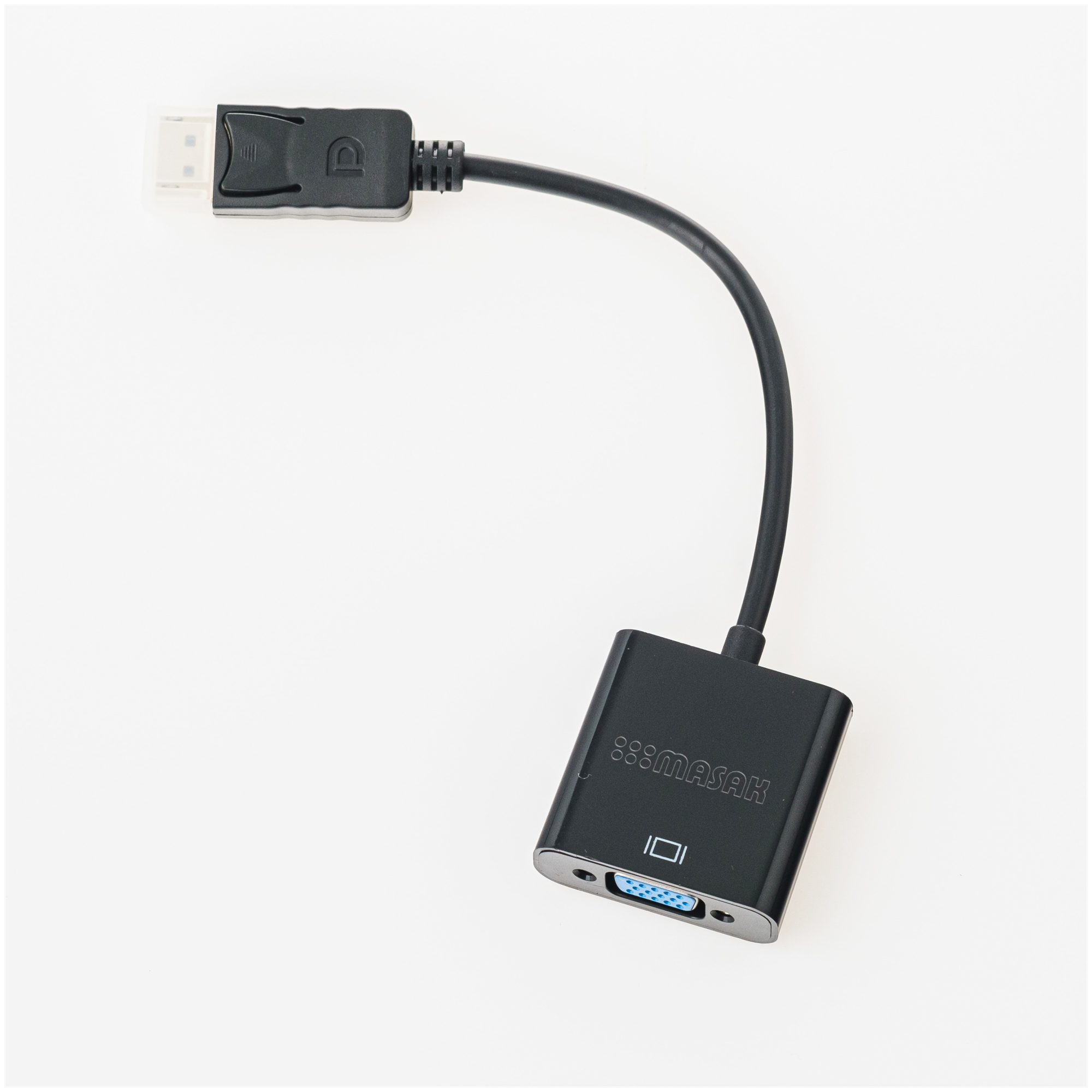 Переходник адаптер DisplayPort - VGA / переходник для ноутбука / коннектор, черный