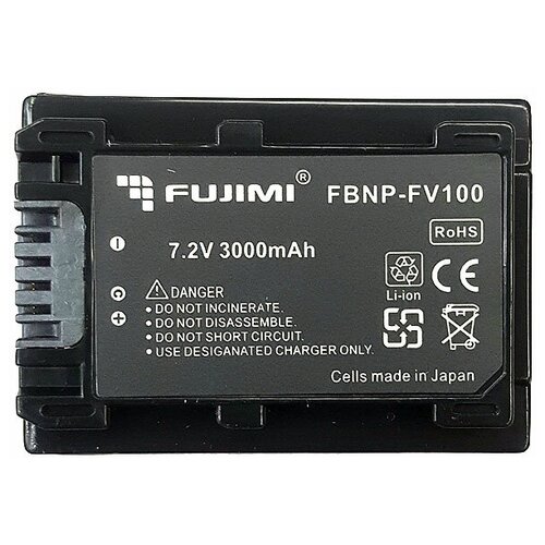 Аккумулятор Fujimi FBNP-FV100, для Sony SR/SX/HDR-CX/HC/PJ/TD/XR/NEX-VG