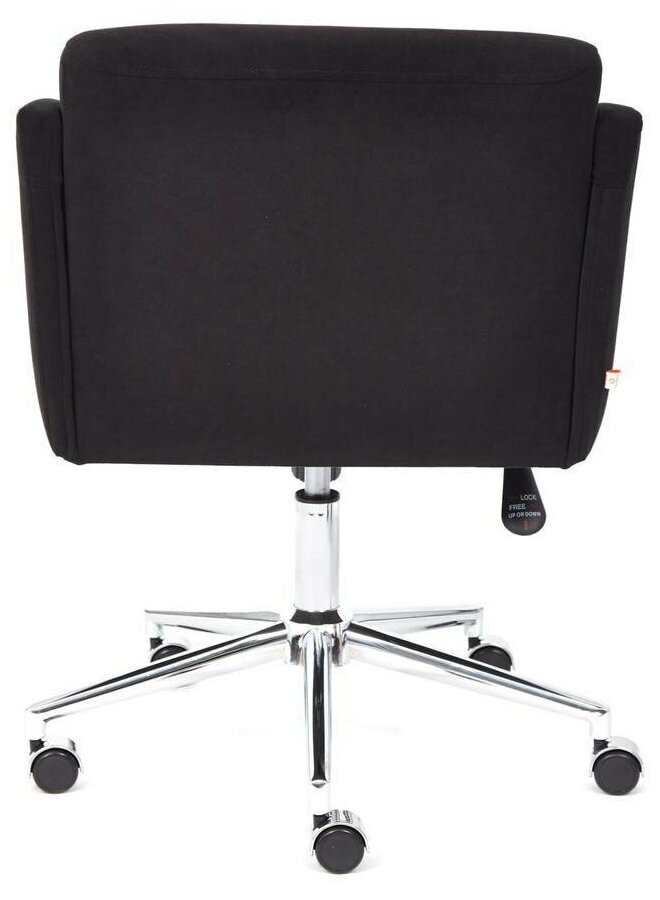 Кресло MILAN хром флок , черный, 35 - фотография № 7