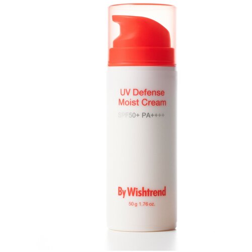 by wishtrend uv defense moist cream увлажняющий солнцезащитный крем с пантенолом spf 50 pa 50 мл By Wishtrend UV Defense Moist Cream Увлажняющий солнцезащитный крем с пантенолом SPF 50+ PA++++, 50 мл.