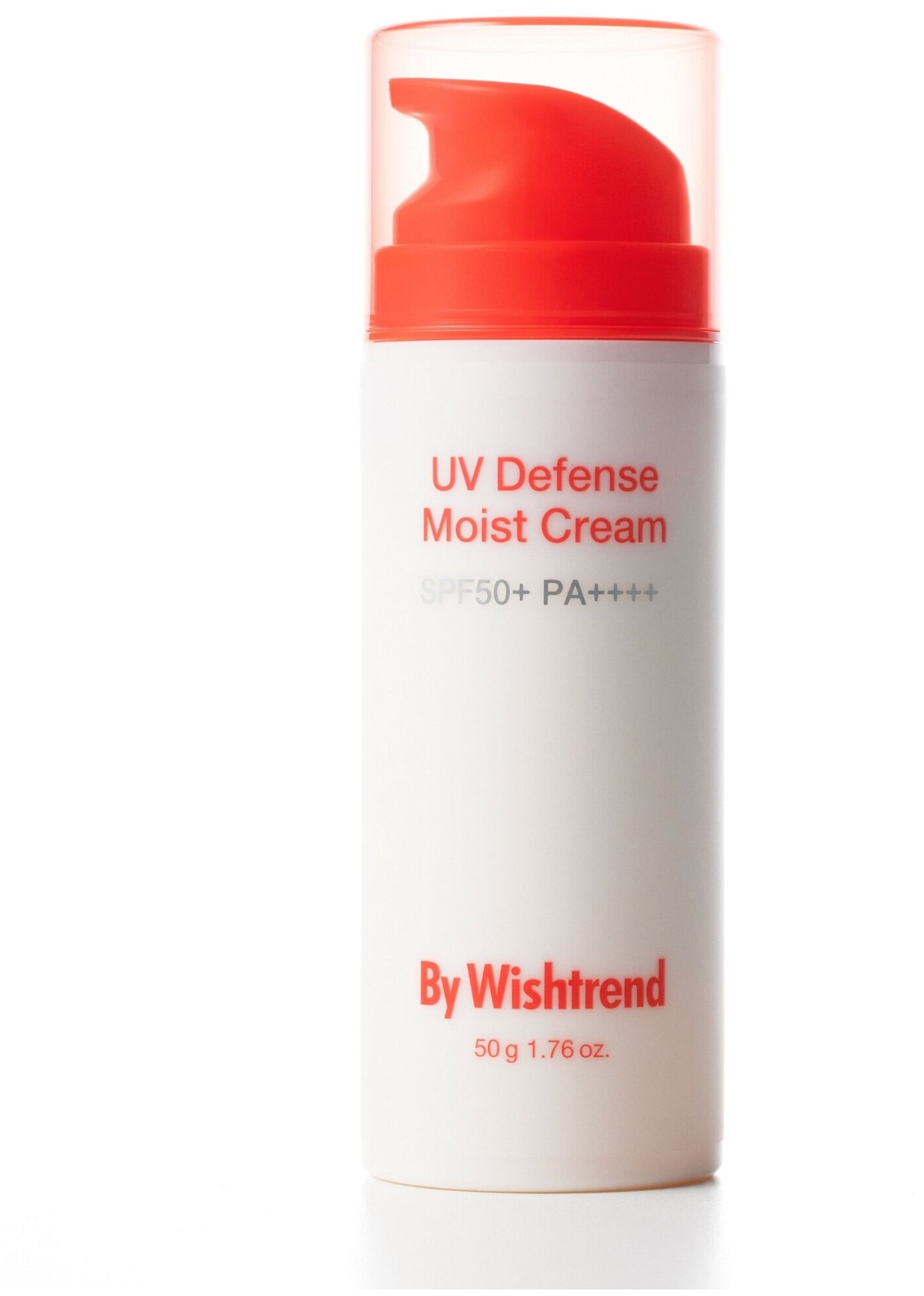 By Wishtrend UV Defense Moist Cream Увлажняющий солнцезащитный крем с пантенолом SPF 50+ PA++++, 50 мл.