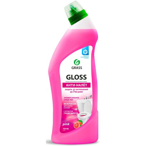 Гель чистящий для ванны Grass Gloss «Pink» 0.75 л