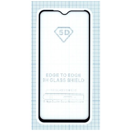 Защитное стекло Полное покрытие для Xiaomi Redmi Note 8T / Note 8 черное