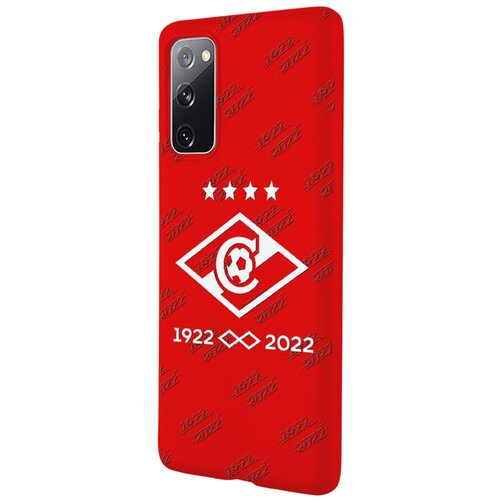 Силиконовый чехол Mcover для Samsung Galaxy S20 FE с рисунком Логотип Спартак силиконовый чехол mcover для samsung galaxy s20 fe с рисунком футбольная команда спартак