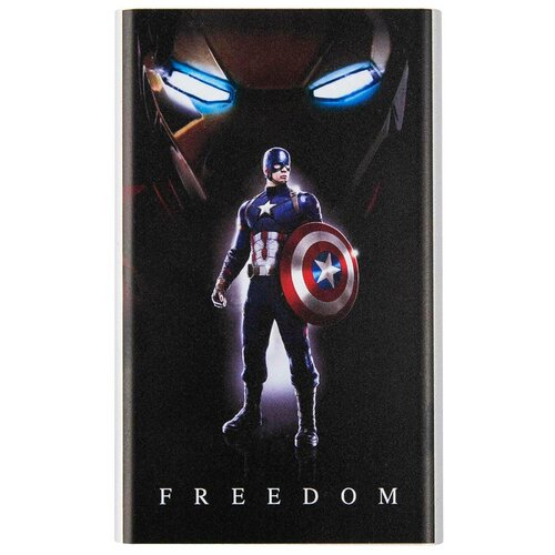 Внешний аккумулятор Red Line J01 4000 mAh серебряный Marvel дизайн 2 62000₽