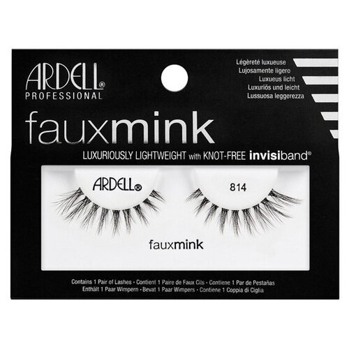 Ardell Faux Mink 814 Накладные ресницы, норка ardell накладные пучки faux mink норка средние