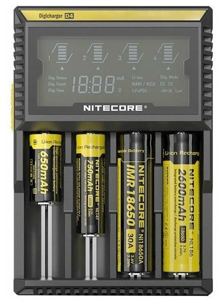 Зарядное уст-во NiteCore D4 Digicharger