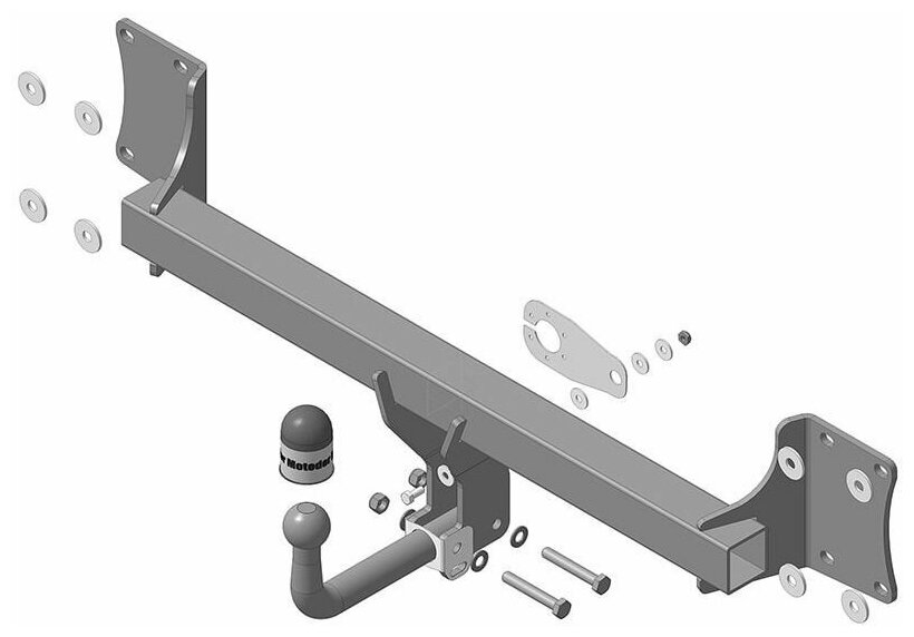 Фаркоп Motodor на БМВ X5 F15 2013-2018, арт:90201-A-3