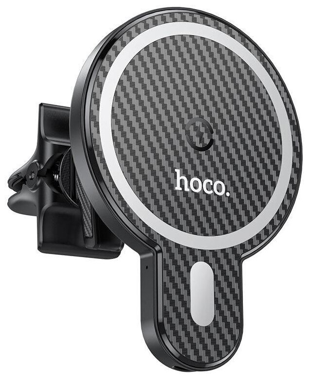 Hoco Беспроводное АЗУ+автодержатель Hoco Magnetic Wireless CA85 black